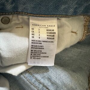 light wash American Eagle jeans, barley ever worn, great shape!